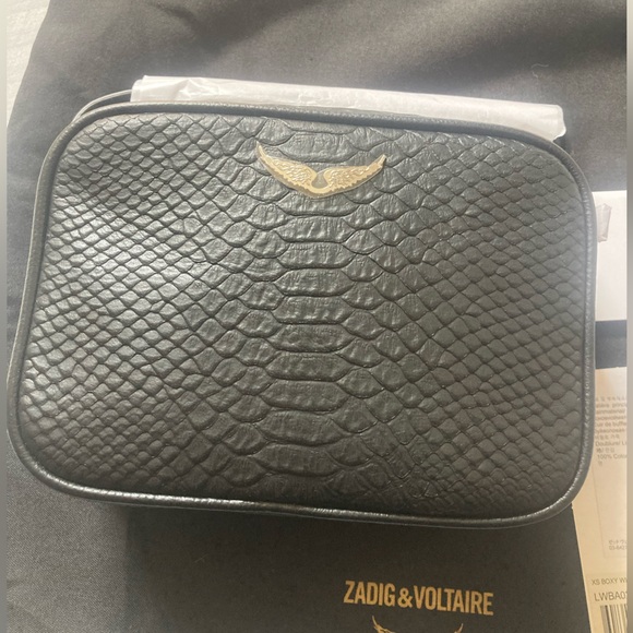 Zadig & Voltaire Black Leather Bag with Dustbag and Tags - Picture 4 of 15